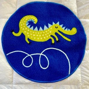 Set of IKEA Dinosaur Dragon Kids Bedroom Rug and Curtsins